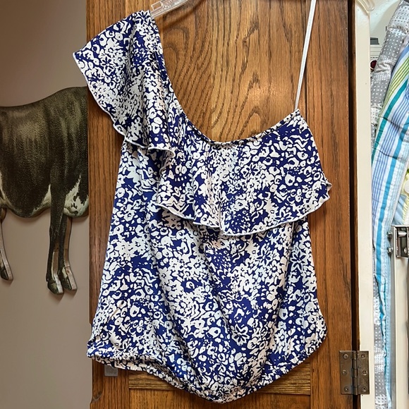 American eagle floral tank top one shoulder - Picture 1 of 1